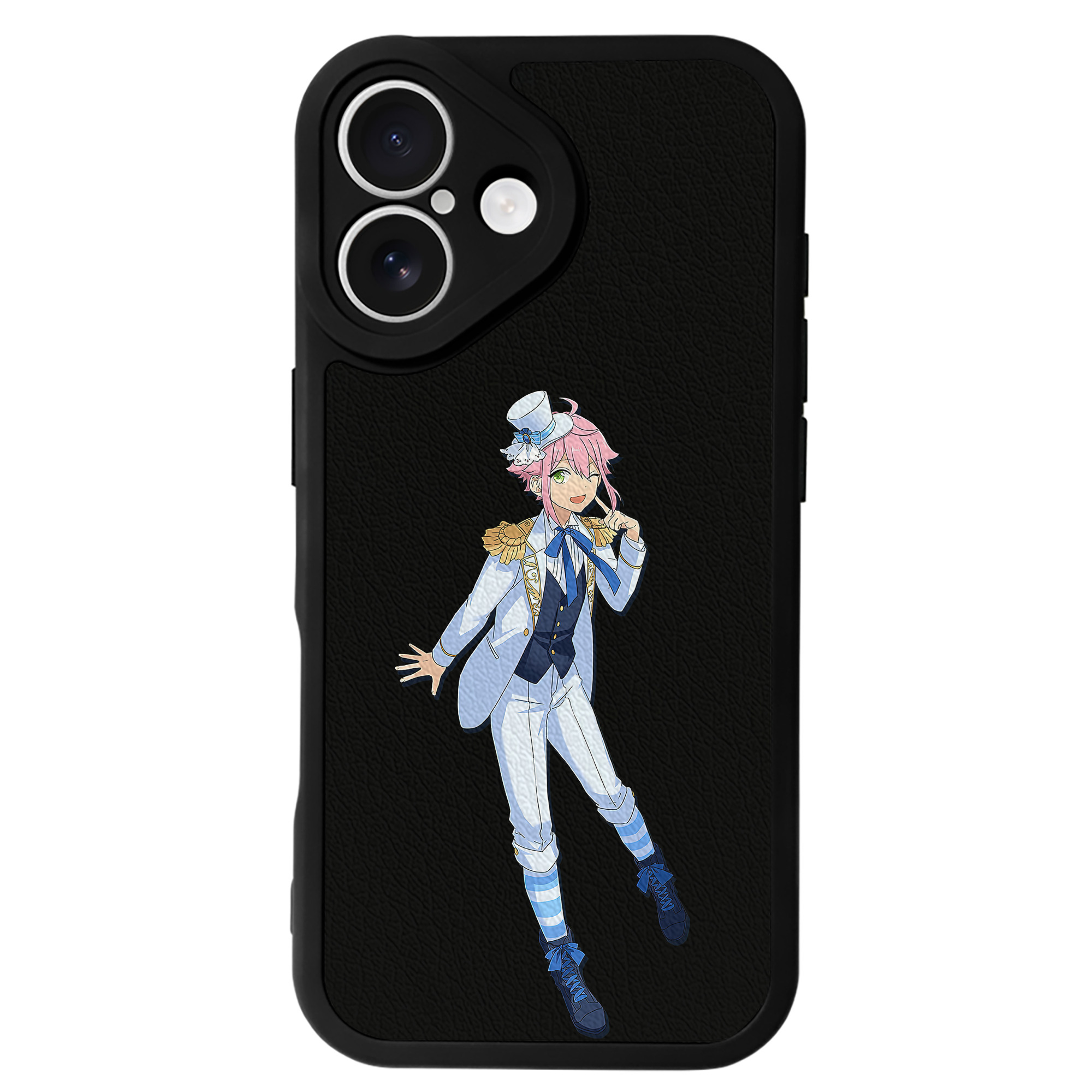 （画像用） あんさんぶるスターズ! Ensemble Stars 【iPhone 16シリーズ対応】シリコンスマホケース（レザー調） 材質：シリコン